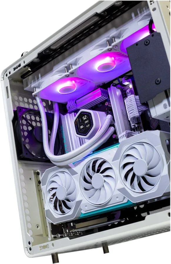 Cooler Master MasterLiquid Core Nex Digital 240 ARGB Blanc - vue 3