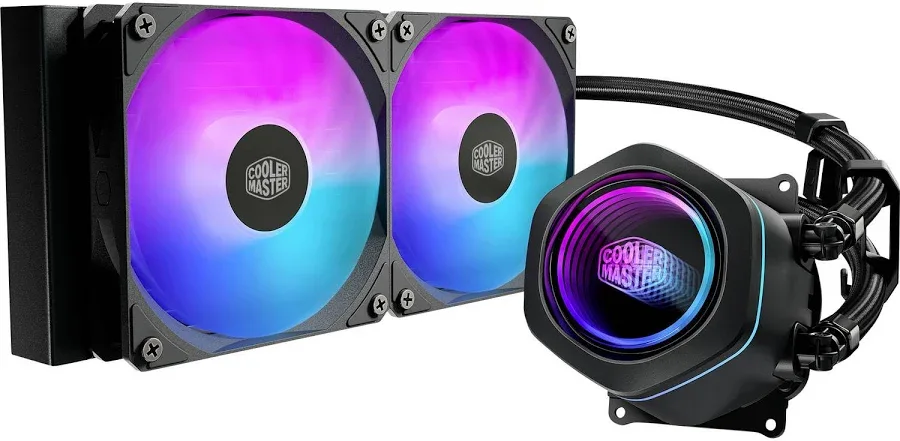 Cooler Master MasterLiquid Core Nex Digital 240 ARGB Noir - vue 1