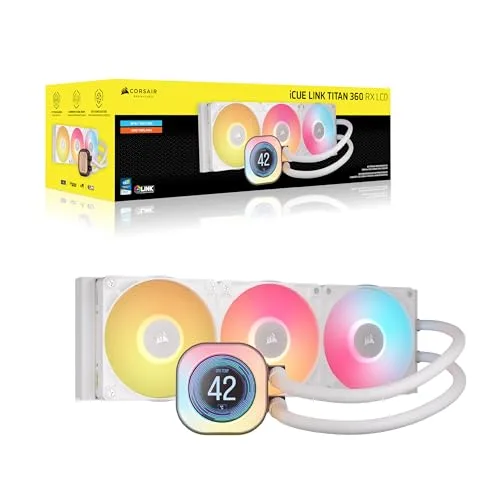 Corsair iCUE Link Titan 360mm Blanc - vue 8