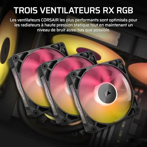 Corsair iCUE LINK TITAN 360mm Noir - vue 3