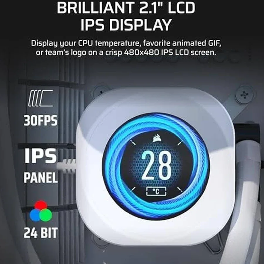 Corsair Nautilus 240 Blanc - vue 5