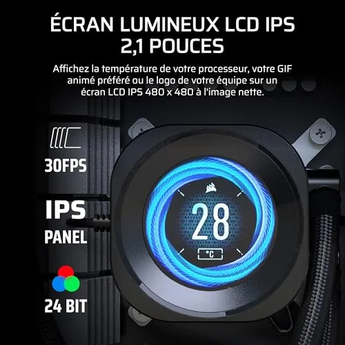 Corsair NAUTILUS 360 Noir - vue 3