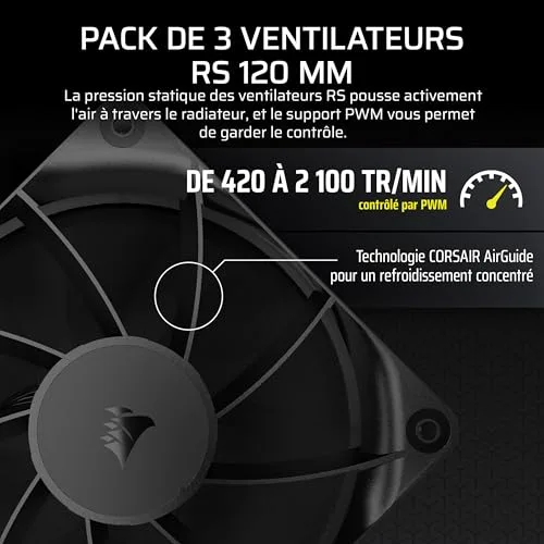 Corsair NAUTILUS 360 Noir - vue 5