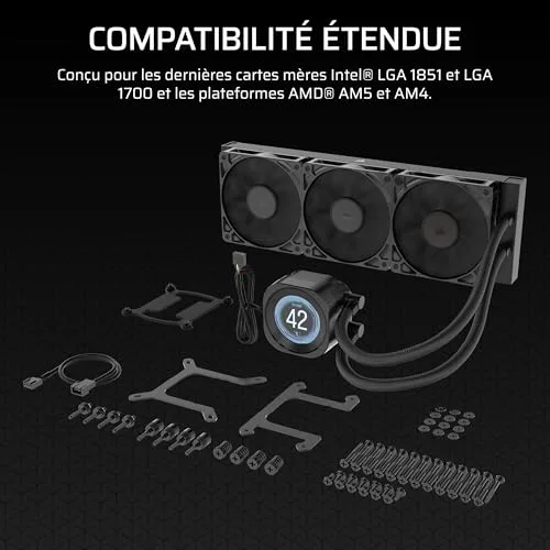 Corsair NAUTILUS 360 Noir - vue 8