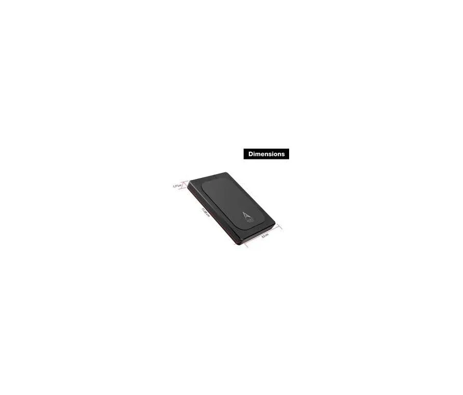 Disque dur externe Aiolo Innovation A4 1 To USB 3.0 Noir - vue 3