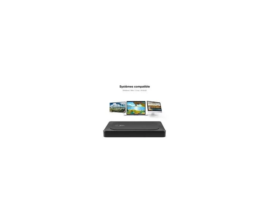 Disque dur externe Aiolo Innovation A4 1 To USB 3.0 Noir - vue 4
