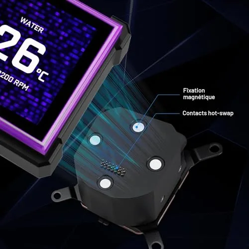 Hydroshift II 360TL 120mm Water Cooling White - vue 3