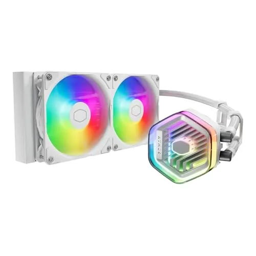 Kit de refroidissement liquide - COOLER MASTER - MasterLiquid 240 ATMOS White 12cm Ventilateur 690-2500 tr/min Blanc - vue 4