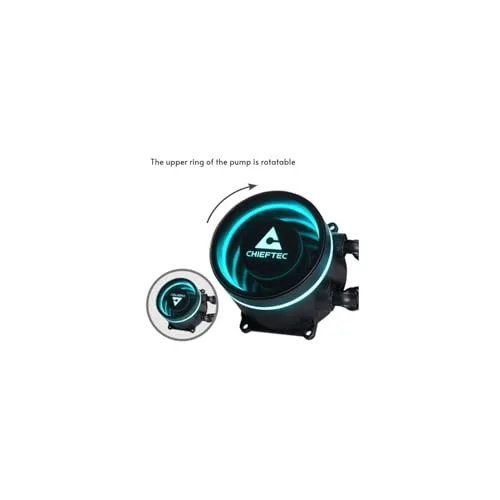 Kit de watercooling AIO - CHIEFTEC - Iceberg Dark - 360mm - Refroidisseur à eau RGB - Noir - vue 7