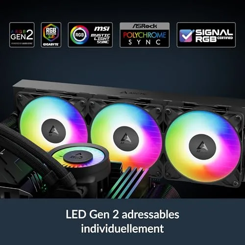 Kit de watercooling pour processeur Arctic AIO Liquid Freezer III Pro RGB - vue 8