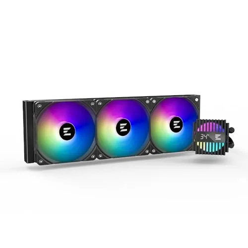 Kit Watercooling AIO - ZALMAN - Alpha2 RGB - 360mm - Noir - Performances exceptionnelles - vue 3