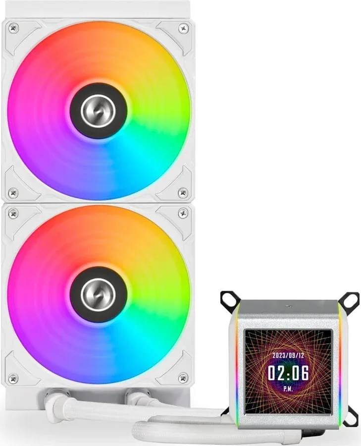 Lian-Li Galahad II LCD 280mm Blanc - vue 2