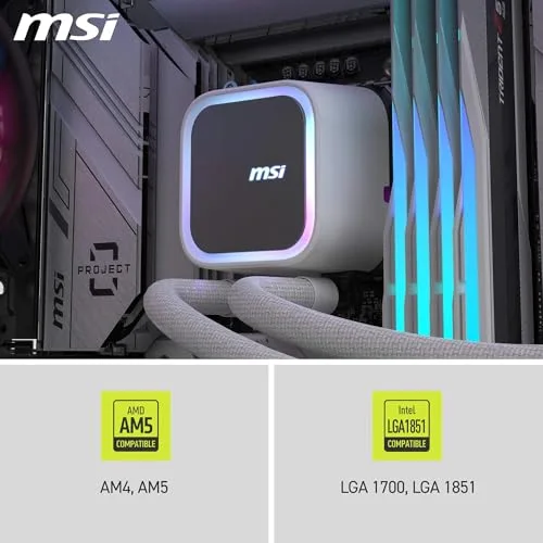 MSI MAG CORELIQUID A13 360mm Blanc - vue 6