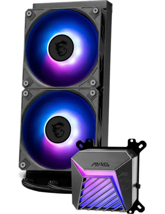 MSI MAG CORELIQUID A15 240mm Noir - vue 1