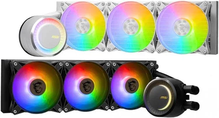 MSI MAG CoreLiquid E360 ARGB 360mm Blanc - vue 2