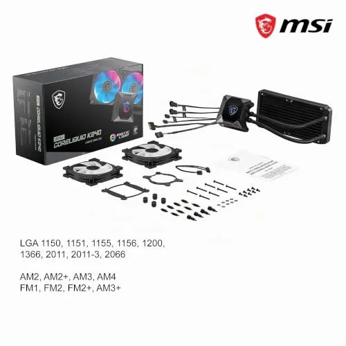 MSI Watercooling MPG CORELIQUID K240 - vue 7