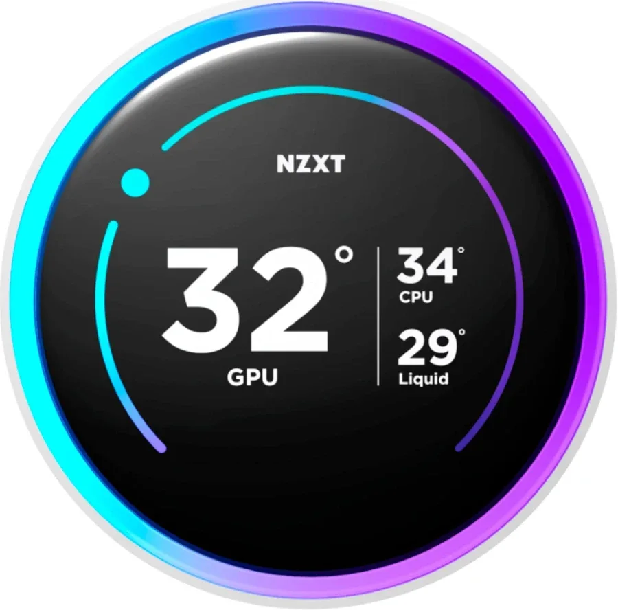 NZXT Kraken Elite 240 RGB Blanc - vue 3