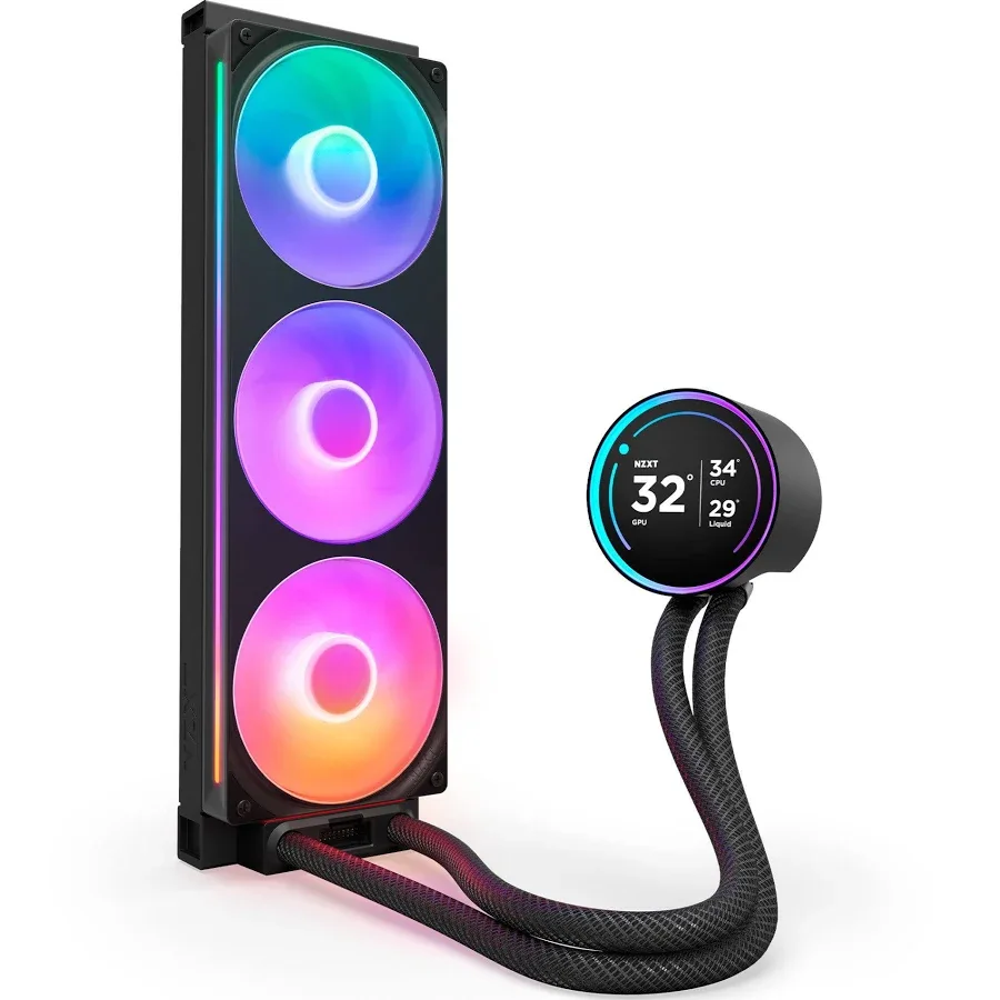 NZXT Kraken Elite 360 RGB Noir - vue 2