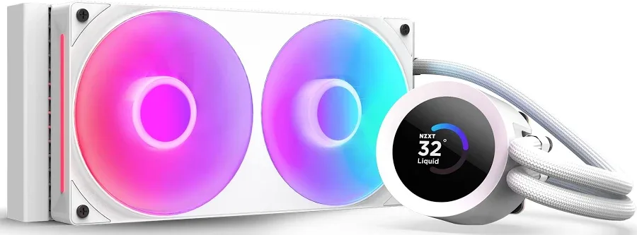 NZXT Kraken Plus RGB 240mm Blanc - vue 2