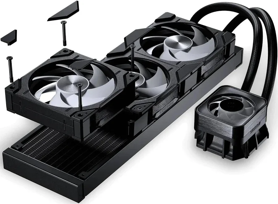 Phanteks Glacier One 360D30 X2 360mm Noir - vue 5