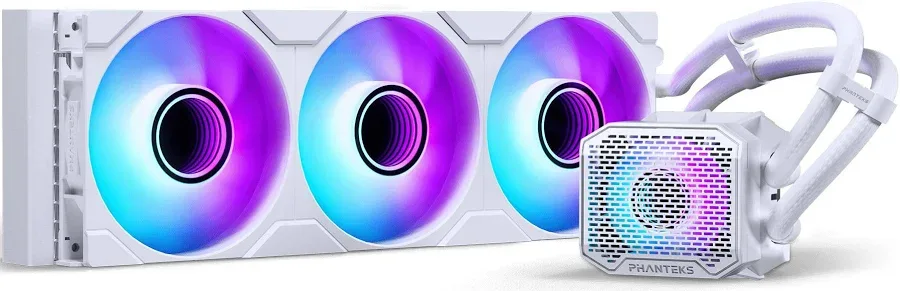 Phanteks Glacier One 360M25 Gen2 360mm Blanc - vue 1