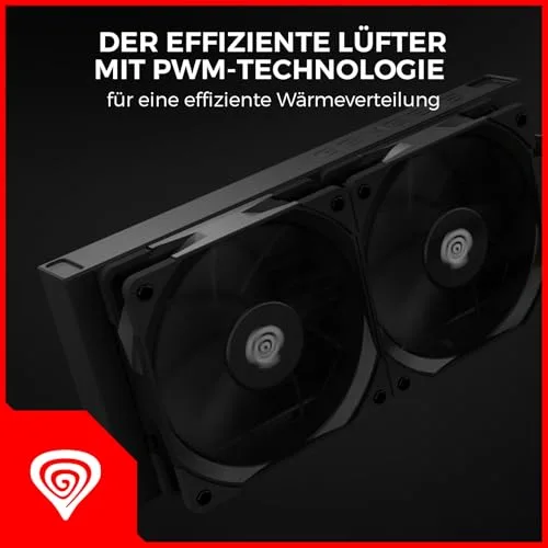 Refroidissement - ventilation - watercooling Genesis Refroidissement par eau noir Hydria 240 (NLG-2318) - vue 3