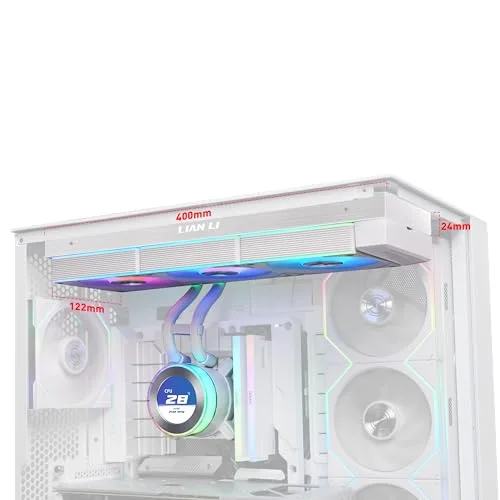 Refroidissement - ventilation - watercooling Lian li Hydroshift II LCD-C 360CL Refroidissement à eau (GHS2LCD36RW) - vue 3