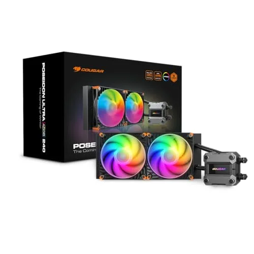 Refroidisseur Gaming - COUGAR - POSEIDON ULTRA240 - Noir - AIO 240mm - ARGB personnalisable - vue 8