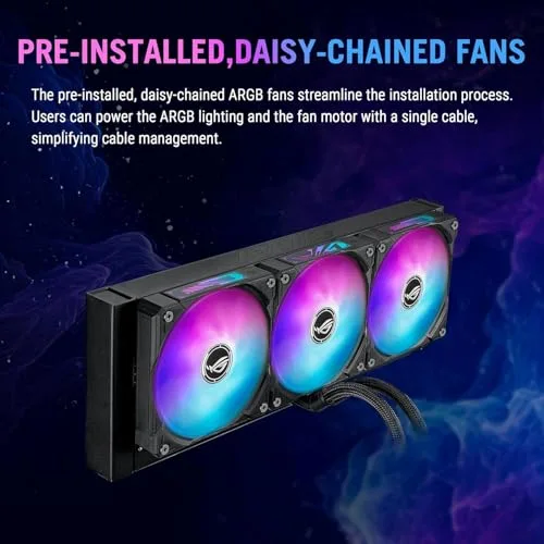 Refroidisseur liquide AIO - ASUS - ROG Ryuo IV SLC 360 - 120 mm - ARGB - Compatible Intel/AMD - vue 6