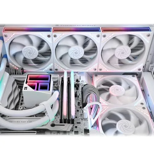 THERMALRIGHT - Frozen Infinity 360 - Watercooling AIO - Ventilateurs 120mm - ARGB Intel AMD - Blanc - vue 8
