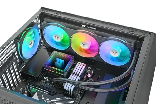 THERMALTAKE - TH360 V3 A-RGB Sync - CL-W466-PL12SW-A - Watercooling AIO - Ventilateur 1x 360 mm ARGB - Noir - vue 8