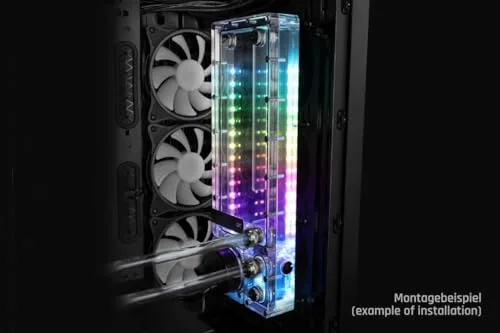 Watercooling Alphacool - Réservoir Core plat 240 Droite Apex VPP/D5 (sans pompe) - vue 4