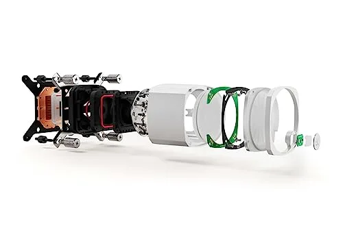 Watercooling complet EK-Nucleus AIO CR360 Lux D-RGB - Blanc - 360mm - Aluminium et cuivre - vue 8