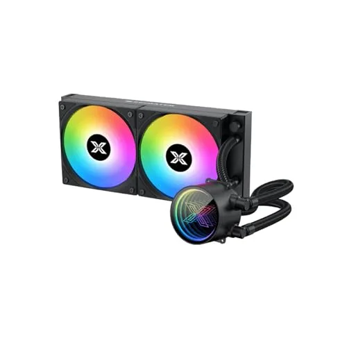 XIGMATEK - Fenix II 240 - Watercooling AIO - Ventilateurs 120mm - ARGB compatible Intel AMD - Noir - vue 3