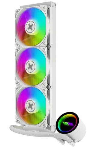 XILENCE - LQ360G.ARGB White - Water Cooling - 120 mm x3 - vue 4